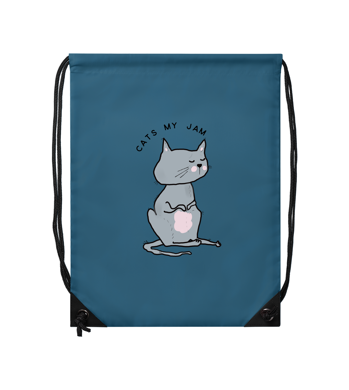 Cats my jam. Gym sac