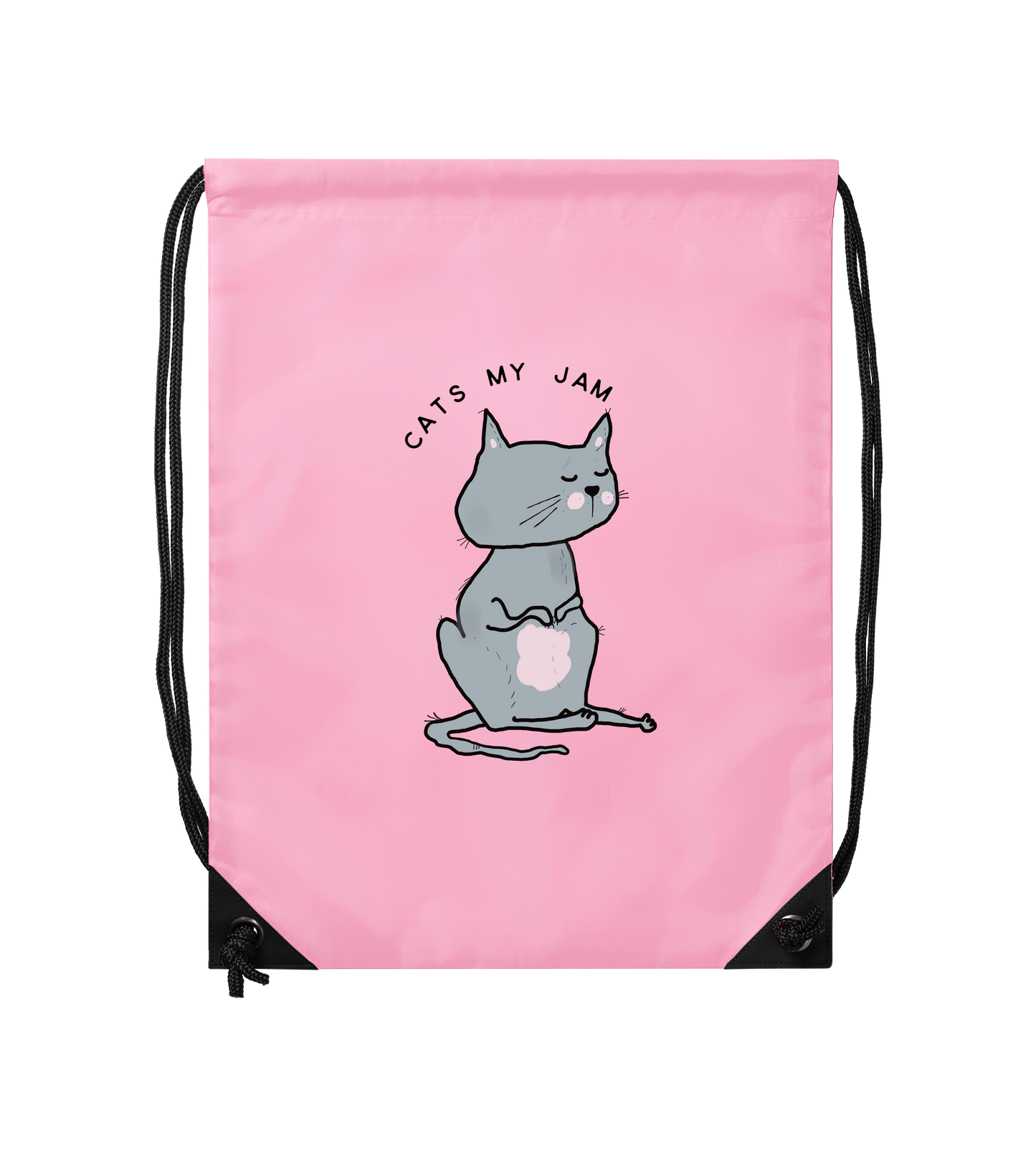 Cats my jam. Gym sac