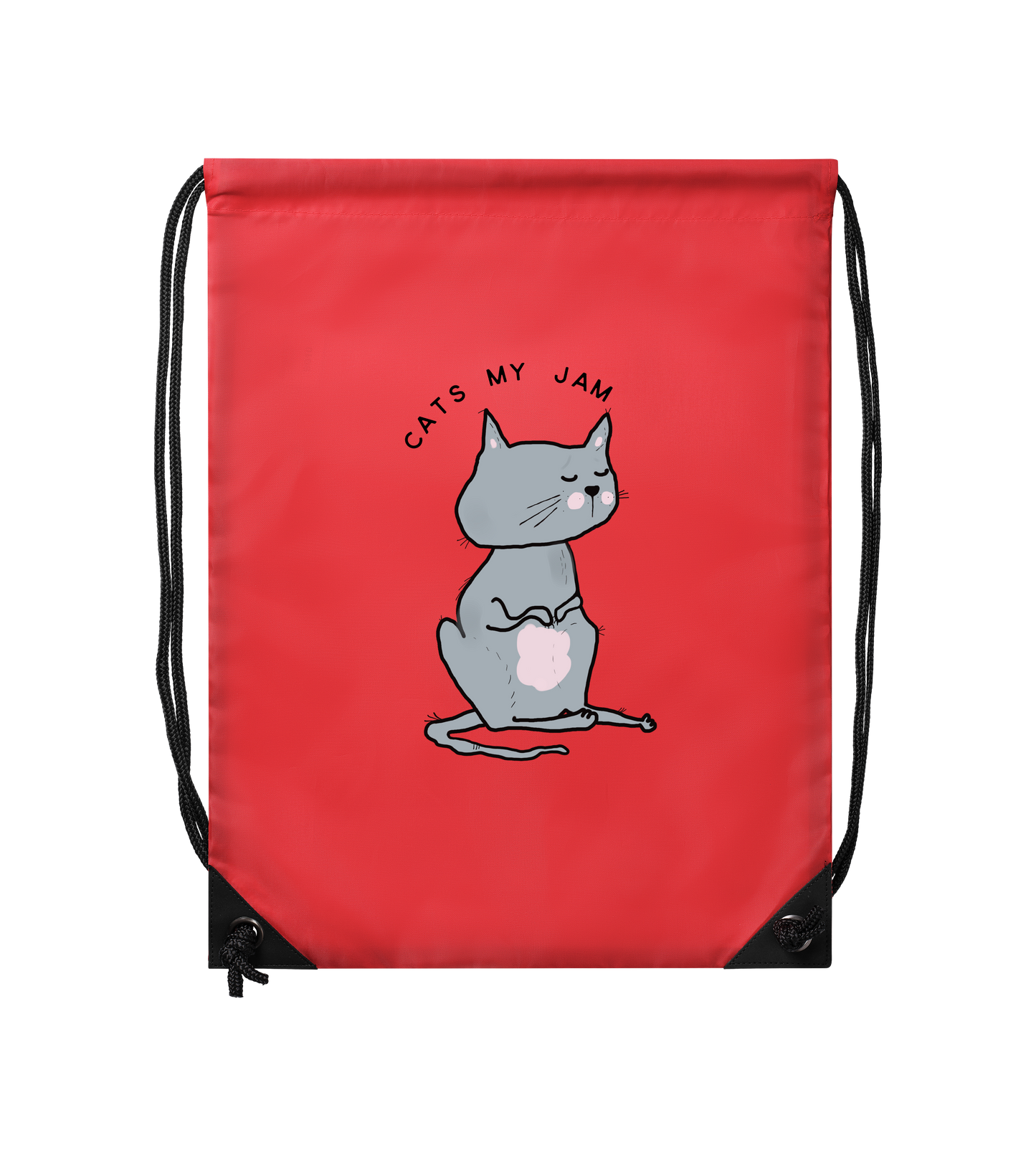 Cats my jam. Gym sac